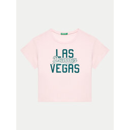 United Colors Of Benetton United Colors Of Benetton Футболка 3096C10LG Рожевий Regular Fit