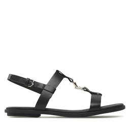 

Босоніжки Tommy Hilfiger Th Flat Sandal FW0FW07068 Black BDS, Чорний
