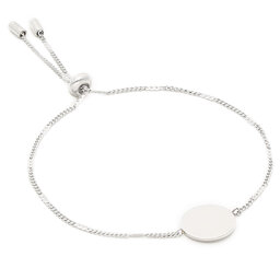 Fossil Pulsera Fossil Engraveables JF03168040 Silver