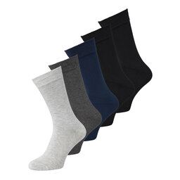 Jack&Jones 5 pares de calcetines altos para hombre Jack&Jones 12198027 Black 3739622