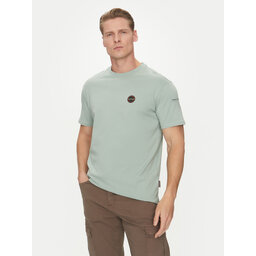 Napapijri Napapijri Majica S-Badge NP0A4I3N Zelena Regular Fit