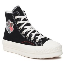 Converse Bambas Converse Ctas Lift Hi A05194C Black/Egret/Red