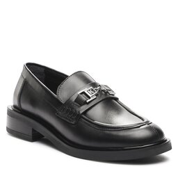 KARL LAGERFELD Slipper KARL LAGERFELD KL41420 Black Lthr w/Silver