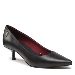 Tommy Hilfiger Pantofi Tommy Hilfiger Pointy Kitten Heel Pump FW0FW07524 Black BDS