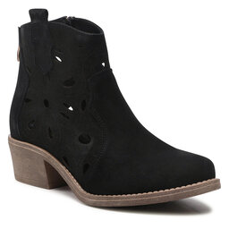 Roberto Botine Roberto 3170/2 Czarny Welur