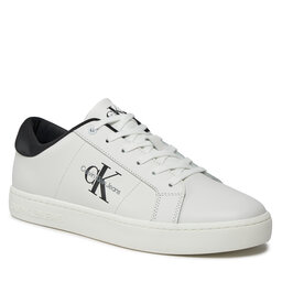 Calvin Klein Jeans Sneakers Calvin Klein Jeans Classic Cupsole Low Laceup Lth YM0YM00864 Bright White/Black 01W