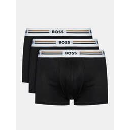 BOSS BOSS Boxershorts-Set Trunk 3P Revive 50492200 Schwarz