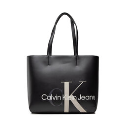 Calvin Klein Jeans Rankinė Calvin Klein Jeans Sculpted Mono Shopper K60K608928 BDS