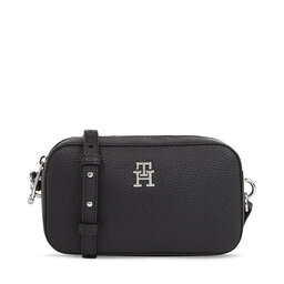 Tommy Hilfiger Sac à main Tommy Hilfiger Th Emblem Camera Bag AW0AW15179 Black BDS