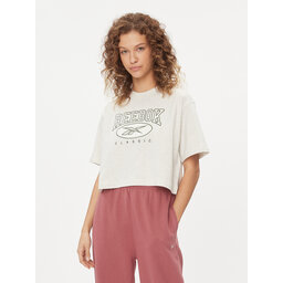 Reebok Reebok Camiseta Classics Big Logo HZ8099 Blanco Fitted Fit