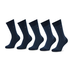 Tommy Hilfiger 5 pár hosszú szárú férfi zokni Tommy Hilfiger 701220144 Navy 001