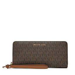 MICHAEL Michael Kors Velká dámská peněženka MICHAEL Michael Kors Jet Set 32F1GJ6E7B Hnědá