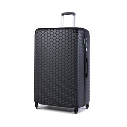 Carpisa Duża Twarda Walizka Carpisa Gotech Green VAA505XL942 Black