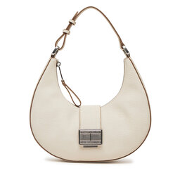 Tommy Jeans Handtasche Tommy Jeans Tjw Crush Shoulder Bag AW0AW17539 Beige