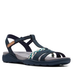 Clarks Sandalen Clarks Amanda Tealite 26171128 Navy Nubuck