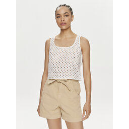 United Colors Of Benetton United Colors Of Benetton Top 58BHDH00L Weiß Slim Fit