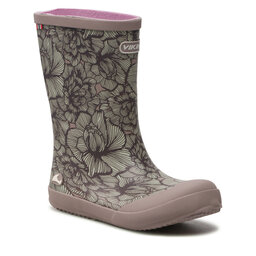Viking Gummistövlar Viking Indie Print 1-60120-9466 Dusty Pink/Cream