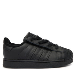 adidas Sneakers adidas Superstar II Comfort Closure Elastic Lace JR9415 Schwarz