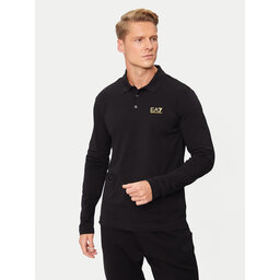 EA7 Emporio Armani EA7 Emporio Armani Polo marškinėliai 8NPF15 PJVQZ 0208 Juoda Regular Fit