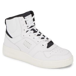 Tommy Jeans Tenisice Tommy Jeans Tjm Basket Mid Leather EM0EM01258 Ecru YBL