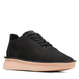 Clarks Poltopánky Clarks Velhill Etch Black Nubuck
