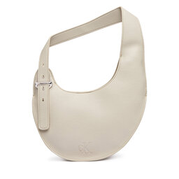 Calvin Klein Handtasche Calvin Klein Asym Buckle Shoulder Bag LV04F3872G Creme