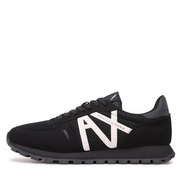 

Снікерcи Armani Exchange XUX169 XV660 N814 Black/Off White, Чорний