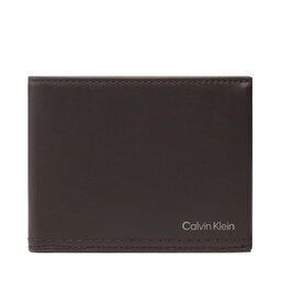 Calvin Klein Голям мъжки портфейл Calvin Klein Duo Stitch Bifold 5cc W/Coin L K50K510322 GE7