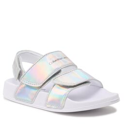 Calvin Klein Jeans Сандали Calvin Klein Jeans Velcro Sandal V1A2-80525-1601 M Silver 904