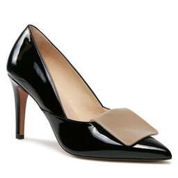 Baldowski Stilettos Baldowski D04432/1512 Lakier Czarny/Lakier Cappuccino