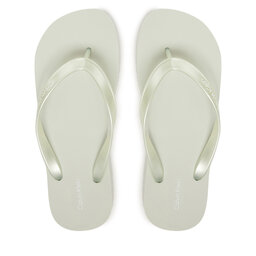 Calvin Klein Zehentrenner Calvin Klein Flatform Flip Flop Met Tpu HW0HW03120 Hellblau