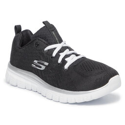 Skechers Apavi Skechers Get Connected 12615/BKW Black/White