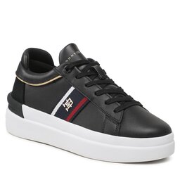 Tommy Hilfiger Αθλητικά Tommy Hilfiger Corp Webbing Court Sneaker FW0FW07387 Black BDS