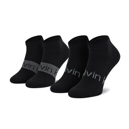 Calvin Klein Set di 2 paia di calzini corti unisex Calvin Klein 701218712 Black 002