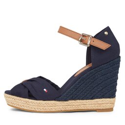 

Еспадрильї Tommy Hilfiger Basic Open Toe High Wedge FW0FW04784 Space Blue DW6, Cиній