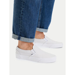 Vans Sneakers aus Stoff Vans Classic Slip-On VN000EACBPC1 Weiß