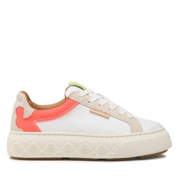 

Снікерcи Tory Burch Ladybug Sneaker Adria 141755 White/Fluorescent Pink/Frost 100, Білий