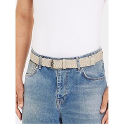 

Чоловічий ремінь Calvin Klein Ck Casual Braided Elastic 35Mm K50K511572 Stoney Beige, Бежевий