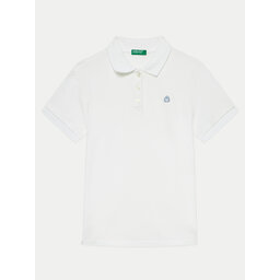 United Colors Of Benetton United Colors Of Benetton Pólóing 3WG9C300O Fehér Regular Fit