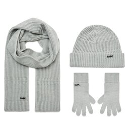 Michael Kors Set căciulă, fular și mănuși Michael Kors 2934187 Heather Grey 051