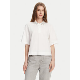 Marella Marella Poloshirt Gonzaga 2513951014 Weiß Relaxed Fit