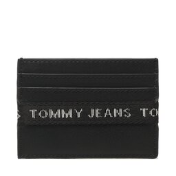 Tommy Jeans Étui cartes de crédit Tommy Jeans Tjm Essential Leather Cc Holder AM0AM11219 BDS