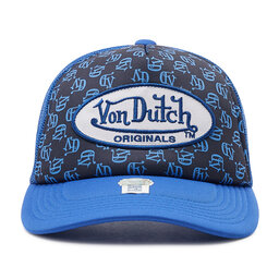 

Бейсболка Von Dutch Tampa 7030169 Black Aop/Blue, Голубий