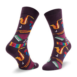 

Високі чоловічі шкарпетки Dots Socks D20WF-SX-059-X-041046 Фіолетовий