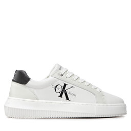 

Снікерcи Calvin Klein Jeans Chunky Cupsole Laceup Mon Lth Wn YW0YW00823 White/Cirrus Grey/Black, Білий