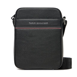 Tommy Hilfiger Τσαντάκι Tommy Hilfiger Th Corp Mini Reporter AM0AM13303 Μαύρο