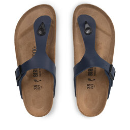 Birkenstock Šlepetės per pirštą Birkenstock Gizeh Bs 0143623 Tamsiai mėlyna
