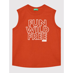 United Colors Of Benetton United Colors Of Benetton Felső 3096CH004 Piros Regular Fit