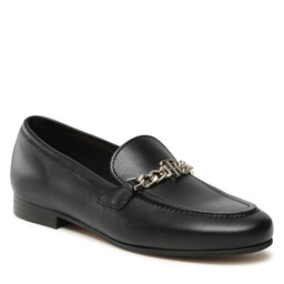Tommy Hilfiger Loaferice Tommy Hilfiger Elevated Th Chain Loafer FW0FW06548 Black BDS