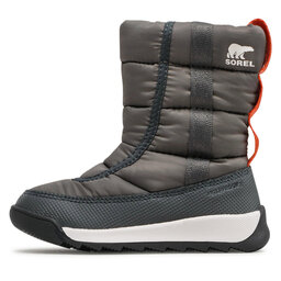 

Снігоходи Sorel Childrens Whitney II Puff Mid Wp NC3873 Quarry/Sea Salt 054, Сірий